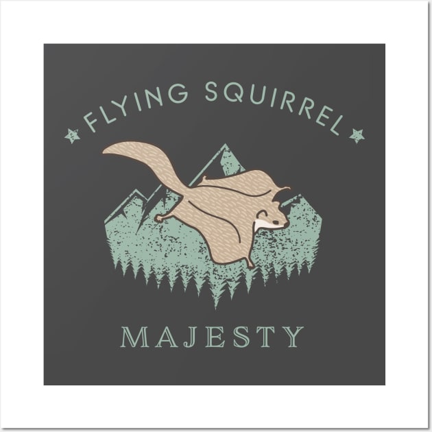 Flying Squirrel Majesty Wall Art by Annelie